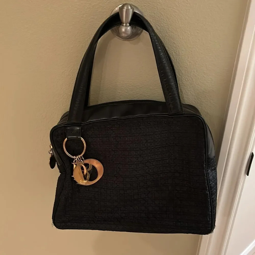Dior woman's black qulited purse - Picture 2 of 16